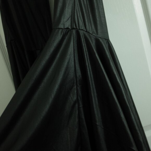 COPY - Vintage-Style Black Wide-Leg Flared Pants - Picture 8 of 8